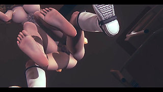 Hentai Uncensored 3D - Hermi Hardsex at University - Japanese Asian Manga Anime Game Porn