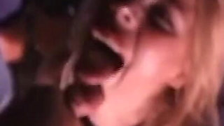 Amateur Bukkake for Young Slave and Milfass Fucked and Cummed on Pussy by Roco Siffredi
