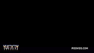 First time drinking piss the Brazilian super cute beauty Melissa