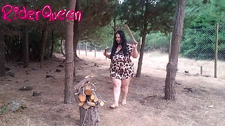 Recoping Woods Sexy Stepmom Outdoors