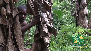 Perverted black BBW outdoor soul-stirring xxx video