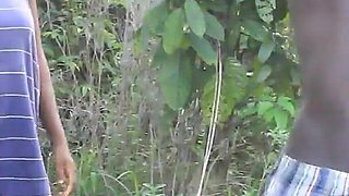 Very Day Man of Uganda Enjoying Himself with His Black Big Boobs Girlfriend in Outdoor Sex on His Bike 014