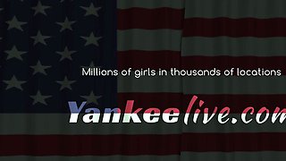 Big-Titted Teen Mocks Small Penis on Webcam