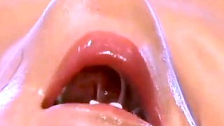 Deepthroat fucking cum in her throat compilation