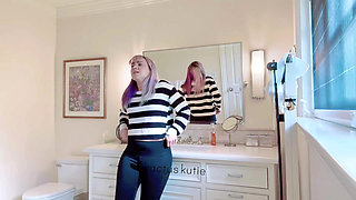 Desperate Pee in the Sink