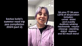 Summer Road Trip Pee Compilation Part 2
