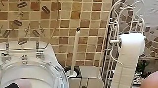 Miss Alessa Milano Feeding From Toilet Part 1