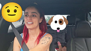 App Driver Catches Passenger Masturbating From Behind!