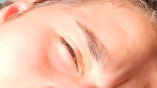 Deep throat in the morning in Rio de Janeiro and swallow cum in massive