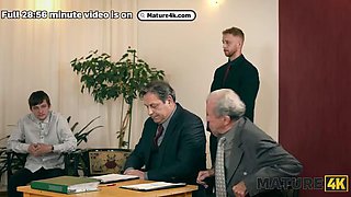 MATURE4K. Mature woman with big tits cheated on her husband and ended up in court