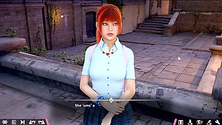 Female orgasm, animation sex, big boobs moms