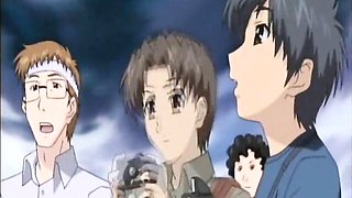 Plastic squeeze at blowjob movie