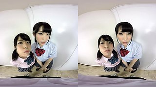 Big Butt Secret Schoolgirl Threesome; Jav Pov