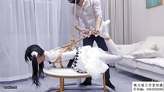 Chinese bondage: Babe, Asian  Toy Porn
