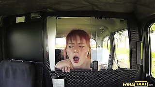 Bitchy redhead hottie Cute Anne nicely fucked in the doggy style