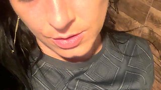 Hungry Pussy Pee in the Toilet and She Licks Her Fingers 182