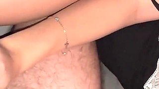 Homemade Slobbery Blowjob with Russian Conversation, Cum in Mouth After Jerking off Before Bed