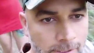 Misha Maver fucked from behind in the woods by Christian Clay