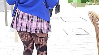 Ebene Sexy Sans Culotte Dans La Rue