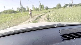 Picking up a babe for BDSM sex near the beach