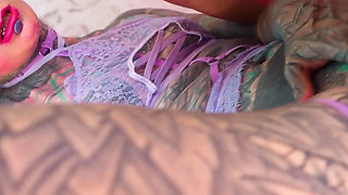 Tattooed Girl BBC Anal Fuck - Deepthroat, ATM Facial Cumshot
