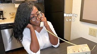 Black Teacher Fucks Students Hard - Anal, Blowjob & Cumshot with Bae Egypt, Blu Magic, Raven Swallows