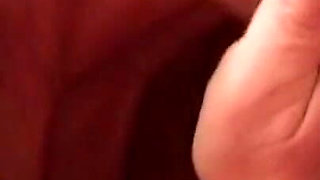 Close up action with blonde mature chick