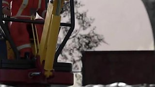 The Builder by Lewd Robotics - Threesome with Two Pregnant Blondes 4