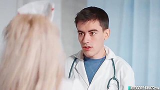 Huge Tits Blonde Nurse Banged By Doctor