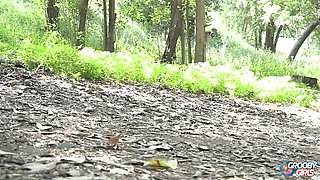 Outdoor dirt with funny Zariah Aura from Grooby Girls