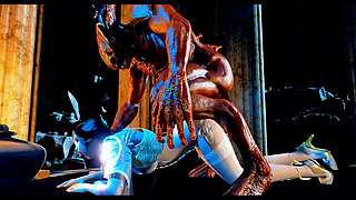 Big Cock Virtual Queen of Bigboob Fantasy - 3D Animation Hentai