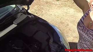 Dominated slut fucked aggressively