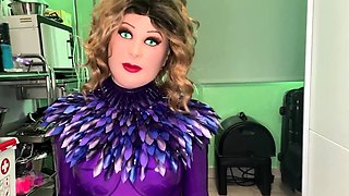 Amateur striptease and Solo masturbation