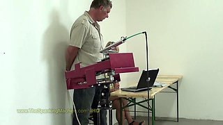 Michelle2 Spanking Machine - Bare Back Whipping