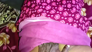 Hot Indian Bhabhi Fucking with Neighbour, When Her Husband Is Outside