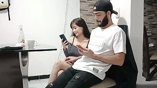 Emma the Slut Stepdaughter Fucks in My Room - Hot Venezuelan Teen with Juicy Pussy