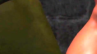 Young anal sex slave gets fucked by a big green monster