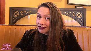 Cheating Wife Fucks Employee in Pub Toilet While Husband Waits Outside and Gets a Surprise Load All Over Her Face