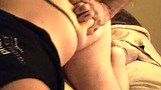 Babygirl getting some late night daddy dick.