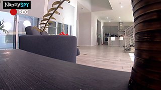 Nanny Let's Boss Borrow Her Fuck Hole After Getting Caught Playing With Her Toys - Amina Fara