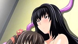 Naughty girls share their lust for wild sex in hentai action