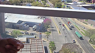 My Husband and I Had Fun in a Rented Apartment, Oral Sex on the Balcony Overlooking the Street, and Sex in the Bedroom.