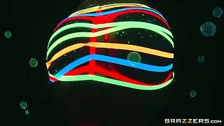 Jada Stevens And Mick Blue In Blacklight Booty