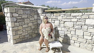 Amateur Horny Wife Outdoor Masturbation - Real Squirting Orgasms