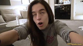 DTFsluts - Flexible slut Abbie Maley gets fucked sooooo good