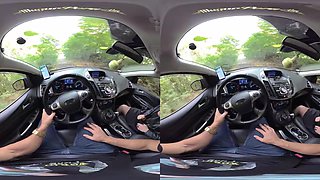 Nympho WIFE Julia North Quick Anal Fuck In The Forest - MugurPornVR