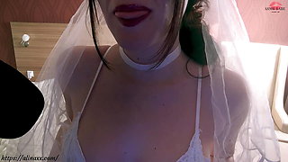 Horny bride wants to ride your cock on wedding night (ROLEPLAY-ASMR)