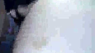 wife in lingerie gets fucked by BBC while sucking hubby cc
