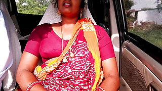 Car Sex.desi Stepmom and Stepson Long Drive for Fucking. Telugu Dirty Talks.