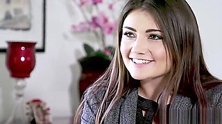 Lovely teens 18+ Shyla Jennings and Adria Rae dives and eats other pussies